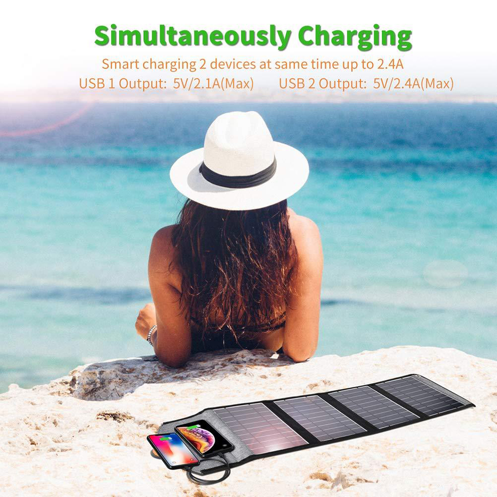 Choetech USB Foldable Solar Powered 