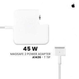 Apple 45W MagSafe 2 Power Adapter A1436 T Tip - White