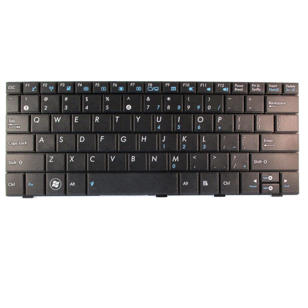 Keyboard Asus Eee Pc Shell 1005ha 1008ha 1101ha Us Black