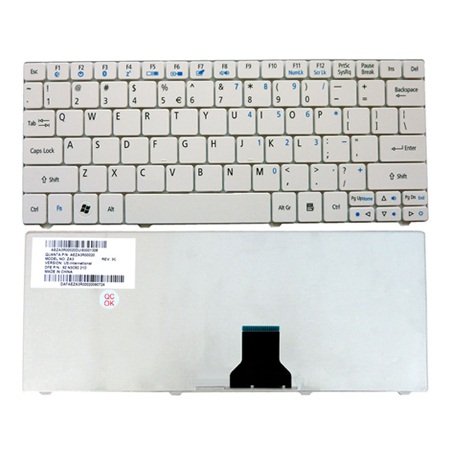 keyboard acer aspire one 721 722 751 753h white keyboard acer aspire one 721 722 751 753h white