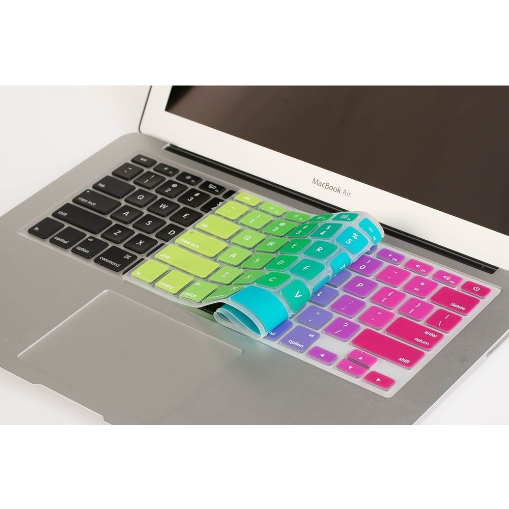 Rainbow Color Silicone Keyboard Cover Protector Skin for