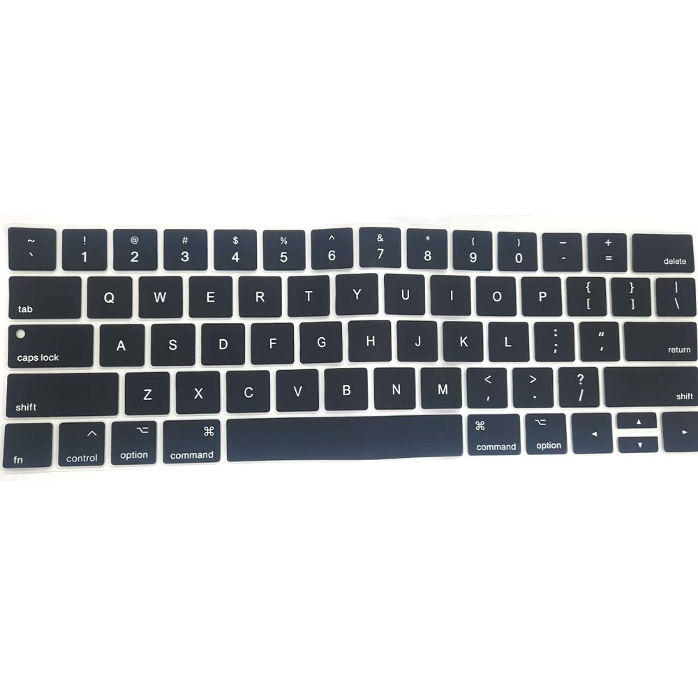 Gambar produk HRH Solid Color Silicone Keyboard Cover Protector Skin for Macbook Pro 13 15 Inch