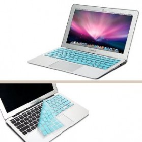 Solid Color Silicone Keyboard Cover Protector Skin for Macbook Air 13 / Pro 13 Inch - Blue - 4