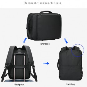VORMOR Tas Ransel Laptop Backpack USB Charging - AG1901 - Black - 3