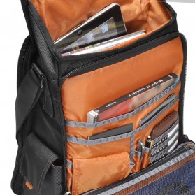 Everki EKS620 Urbanite Laptop Vertical Messenger Bag, Fits up to 14.1-inch - Black - 6