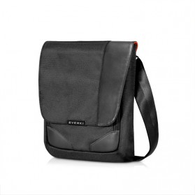 Everki EKS622XL Premium RFID Mini Messenger Fits iPad Pro 12 Inch / Macbook 12 - Black - 2
