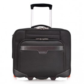 Everki EKB440 - Journey Laptop Trolley - Rolling Briefcase 11-Inch to 16-Inch Adaptable Compartment - Black
