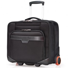 Everki EKB440 - Journey Laptop Trolley - Rolling Briefcase 11-Inch to 16-Inch Adaptable Compartment - Black - 2