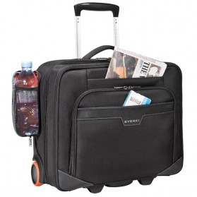 Everki EKB440 - Journey Laptop Trolley - Rolling Briefcase 11-Inch to 16-Inch Adaptable Compartment - Black - 4