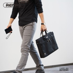REMAX Tas Selempang Jinjing Notebook - 304 - Black - 5