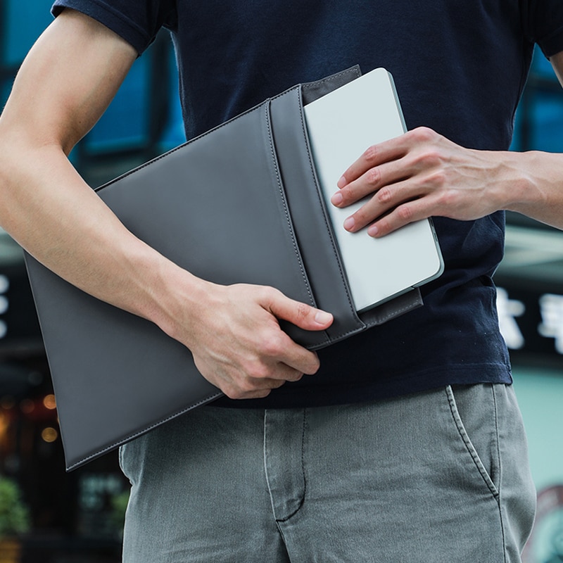 Gambar produk Baseus Sleeve Case Kulit Laptop 16 Inch - LBQY-BGY