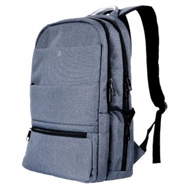 Hoco Tas Ransel Laptop Leisure Style Fit To 15.6 Inch - HS4 - Gray - 1