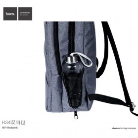 Hoco Tas Ransel Laptop Leisure Style Fit To 15.6 Inch - HS4 - Gray - 5