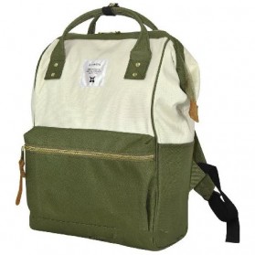 Anello Tas Ransel Oxford 600D Size L - White/Green - 1