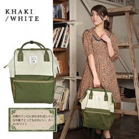 Anello Tas Ransel Oxford 600D Size L - White/Green - 2
