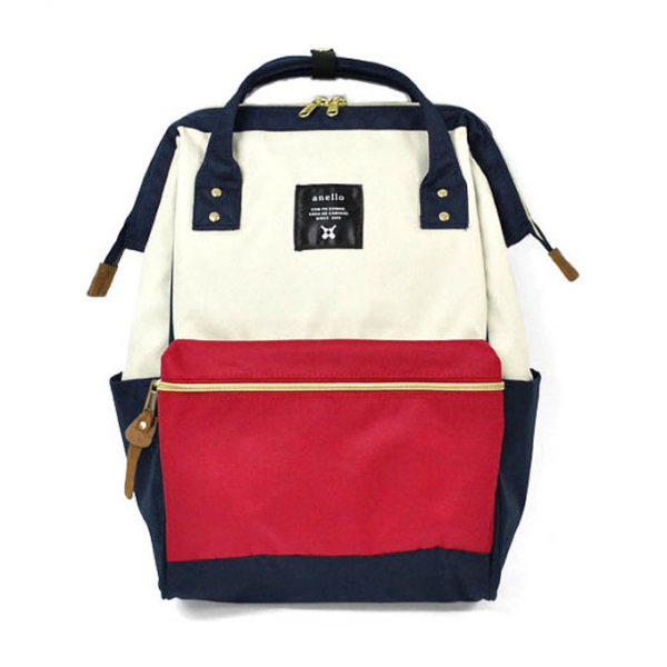 Anello Tas Ransel Oxford 600D Size L - White/Red 