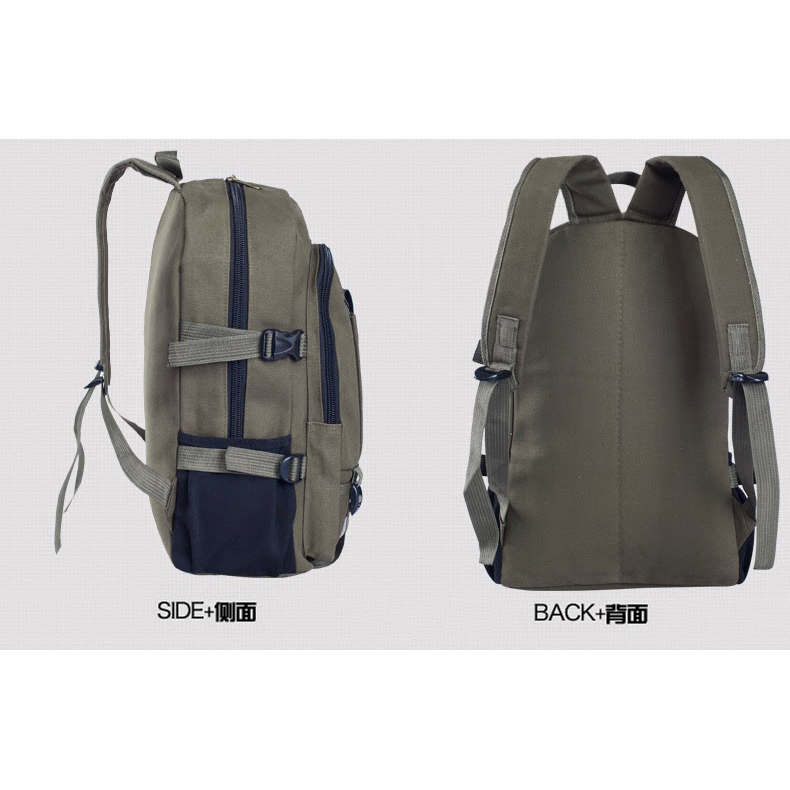 tas ransel canvas hm104 khaki jakartanotebook tas ransel canvas hm104 khaki jakartanotebook