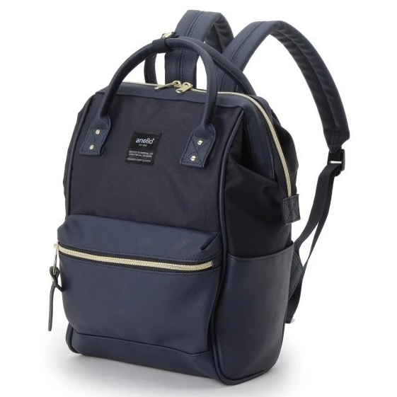 anello tas ransel kulit canvas size s blue jakartanotebook anello tas ransel kulit canvas size s blue jakartanotebook