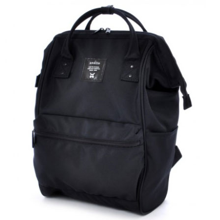 ... Anello Limited Edition All Black Tas Ransel Canvas Size XL - Black - 2 ...