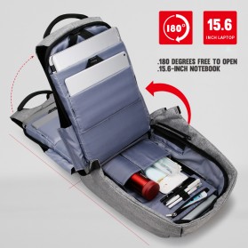 Mark Ryden Tas Ransel Anti Maling dengan USB Charger Port - MR5815ZS - Black - 2