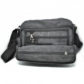 Jinqiaoer Tas Selempang Pria - Coffee - 2