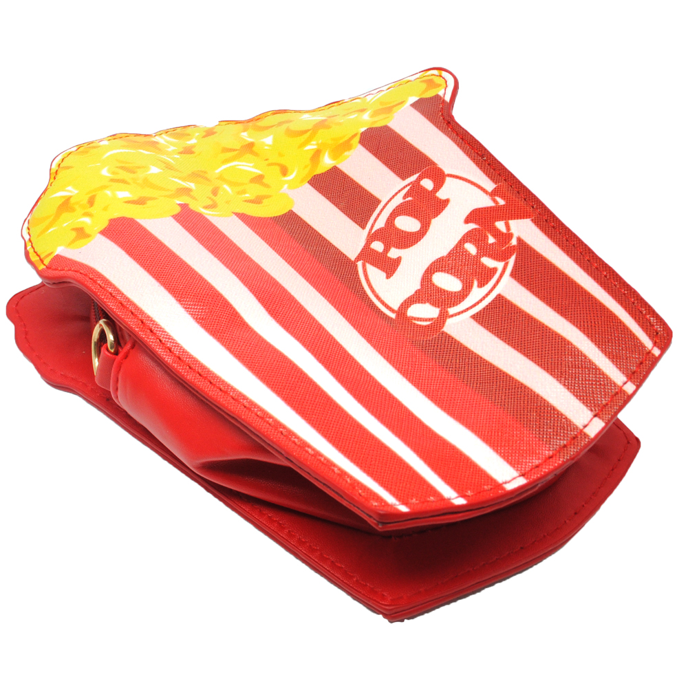 Tas Selempang Wanita 3D Cartoon Bag Model Pop Corn Multi Color