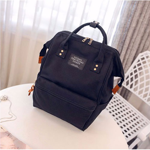 anello tas ransel canvas vintage oem black jakartanotebook anello tas ransel canvas vintage oem black jakartanotebook