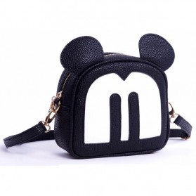 Tas Selempang Wanita Model Mickey Mouse - Black - 8