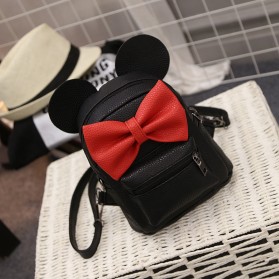 Tas Ransel Wanita Model Mickey Mouse - Black - 1
