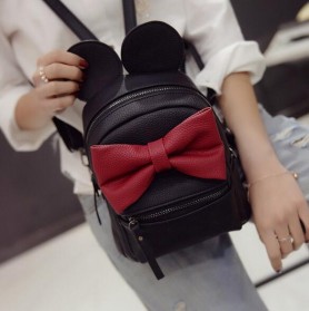 Tas Ransel Wanita Model Mickey Mouse - Black - 2