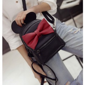 Tas Ransel Wanita Model Mickey Mouse - Black - 3