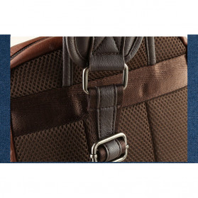 Rhodey Tas Selempang Crossbody Bag Bahan Kulit - K7713 - Dark Brown - 10