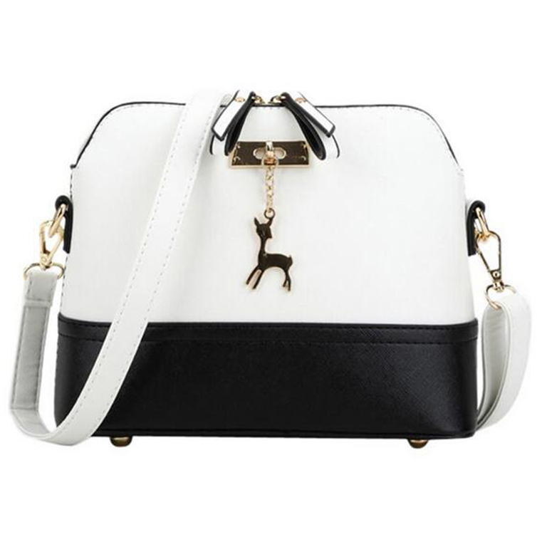 Tas Selempang Wanita Model Deer Black White Tas Selempang Wanita Model Deer Black White