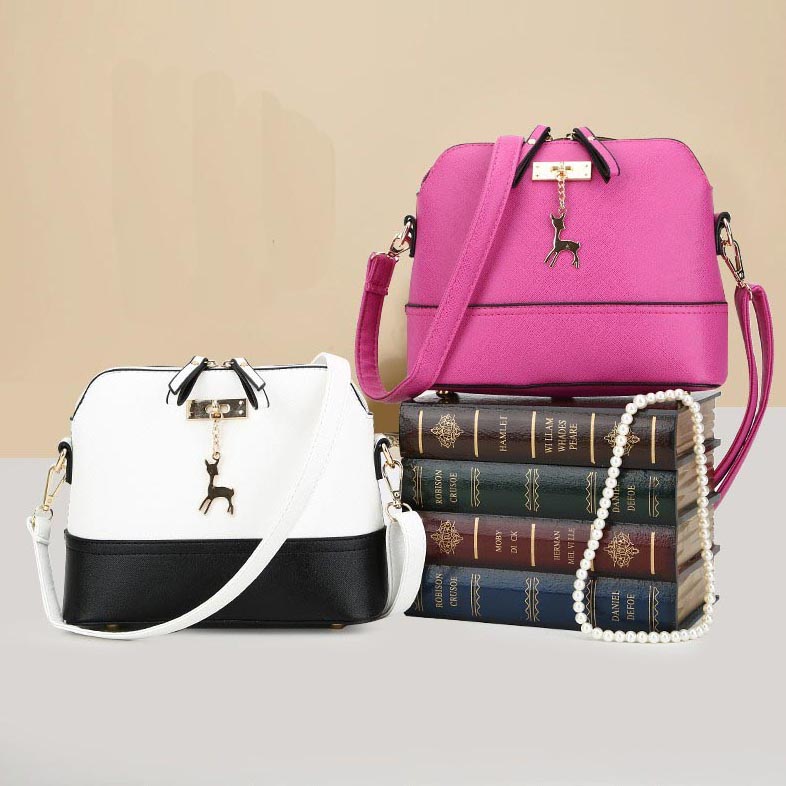  Tas  Selempang  Wanita Model  Deer Black White 