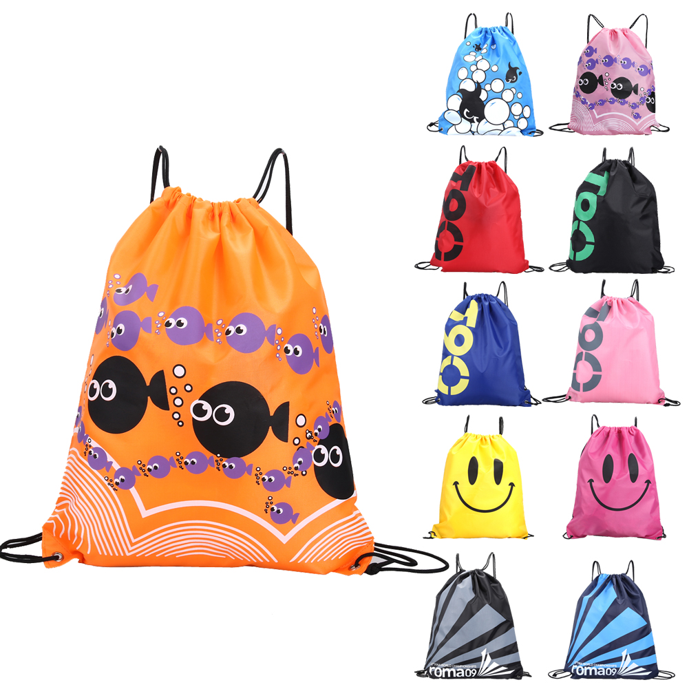 Tas Ransel Serut Drawstring Model Sport - Blue