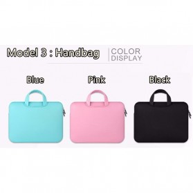 Sleeve Case Notebook Macbook Air Pro 15 Inch - CNC70 - Black - 4