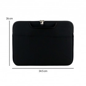 MOSISO Sleeve Case Notebook Macbook Air Pro 13 Inch - CNC70 - Black - 7