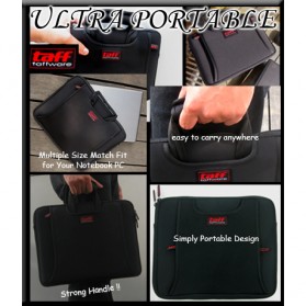Taffware GO Softcase size netbook 10 - Black - 3