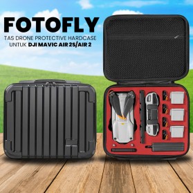 FOTOFLY Tas Drone Protective Storage Hardcase Waterproof for DJI Mavic Air 2s - D500 - Black