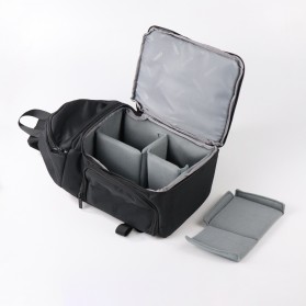 CADEN Tas Selempang Sling Bag Kamera DSLR Anti Air Shockproof Scratch Resistant - D15 - Black - 8