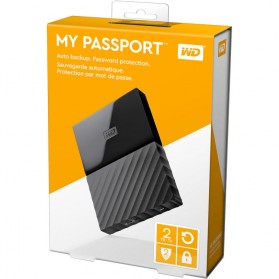 WD My Passport Colorful 3rd Generation USB 3.0 2TB - Black - 7