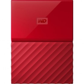 WD My Passport Colorful 3rd Generation USB 3.0 2TB - Red - 2