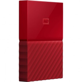 WD My Passport Colorful 3rd Generation USB 3.0 2TB - Red - 3