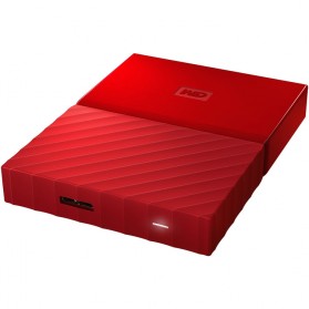 WD My Passport Colorful 3rd Generation USB 3.0 2TB - Red - 5