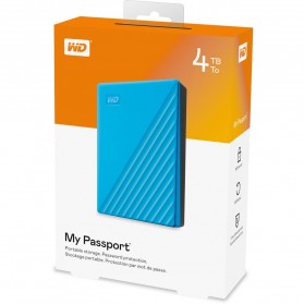 WD My Passport USB 3.2 4TB - Blue - 8