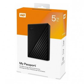 WD My Passport USB 3.2 5TB - Black - 8