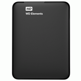 WD Elements Portable Hard Drive USB 3.0 - 2TB - Black - 2