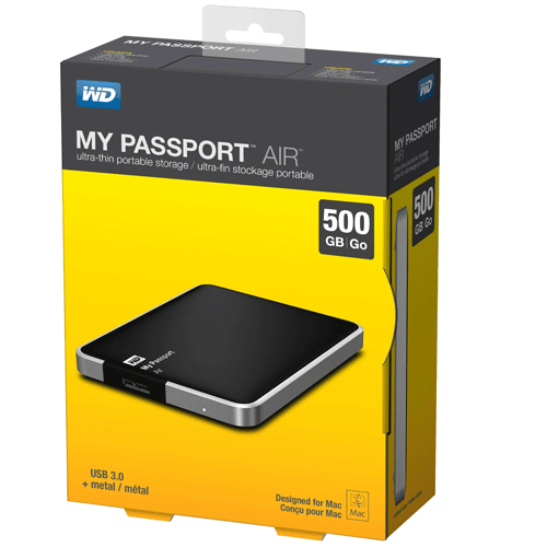 wd my passport air ultra slim all metal usb 3 0 500gb black jakartanotebook wd my passport air ultra slim all metal usb 3 0 500gb black jakartanotebook
