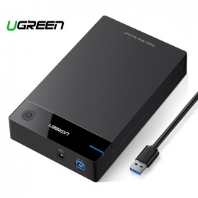 UGREEN HDD Enclosure Case 3.5 Inch USB 3.0 - 50422 - Black - 1