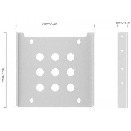 Gambar produk Orico Internal SSD Mounting Bracket Kit 2.5 to 3.5 Inch - AC325-1S